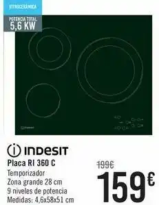 Carrefour Placa ri 360 c indesit oferta