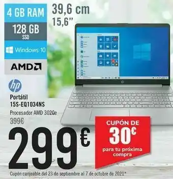 Carrefour Portátil 15s-eq1034ns oferta