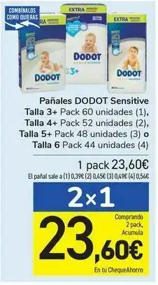 Nike Pañales dodot sensitive oferta