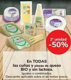 Nike En todas las cuñas y piezas de queso bio y sin lactosa oferta