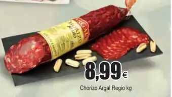 FROIZ Chorizo Argal Rgio oferta