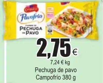 FROIZ Pechuga de pavo Campofrio 380g oferta