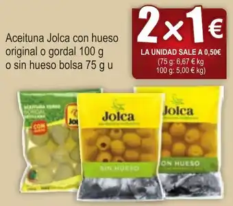 FROIZ Aceituna Jolca con hueso original o gordal 100g oferta
