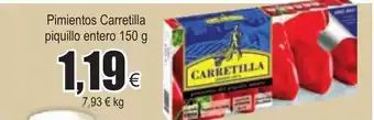 FROIZ Pimientos Carretilla piquillo entero 150g oferta