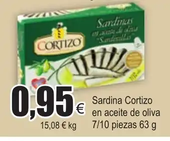 FROIZ Sardina Cortizo en aceite de oliva 63g oferta