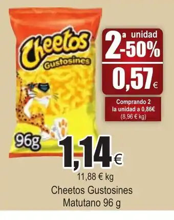 FROIZ Cheetos Gustosines Matutano 96g oferta