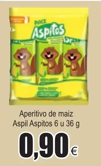 FROIZ Aperitivo de maiz Aspil Aspitos 6 u 36g oferta