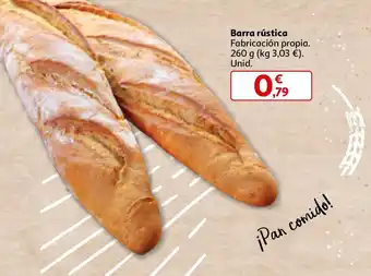 Alcampo Barra rústica 260 g oferta