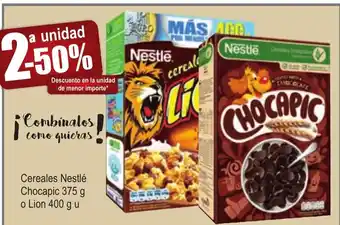 FROIZ Cereales Nestlé chocapic 375g i Lion 400g u oferta