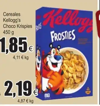 FROIZ Kellogg's Cereales Choco Krispies 450g oferta