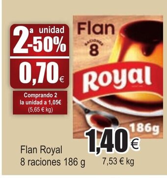 FROIZ Flan Royal 8 raciones 186g oferta