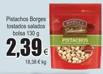 FROIZ Pistachos Borges tostados saldos bolsa 130g oferta