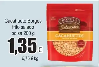 FROIZ Cacahuete Borges frito salado bolsa 200g oferta
