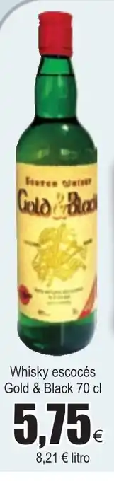 FROIZ Whisky escocés Gold & Black 70cl oferta