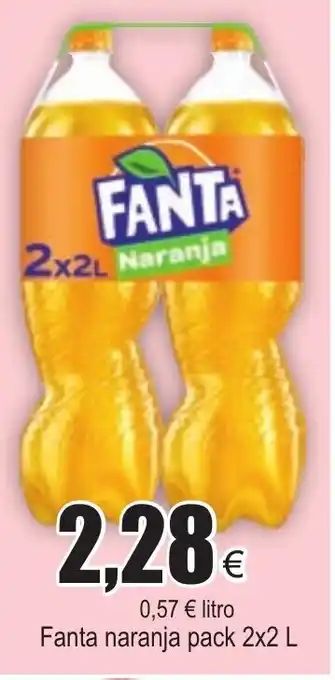 FROIZ Fanta naranja pack 2 x 2L oferta