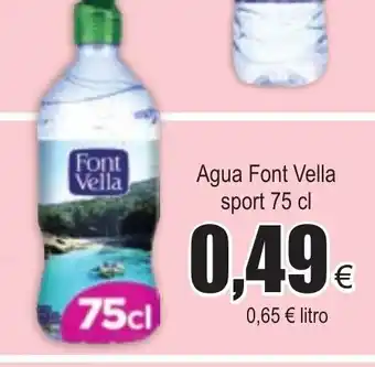 FROIZ Agua Font Vella Sport 75cl oferta