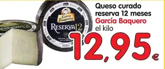 Alimerka García Baquero Queso curado reserva 12 meses el kilo oferta