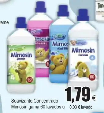 FROIZ Suavizante Concentrado Mimosin gama oferta
