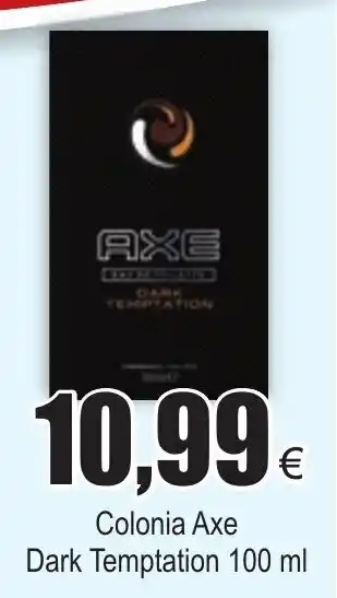 FROIZ Axe Colonia Dark Temptation 100ml oferta