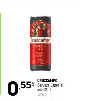 Coviran Cruzcampo Cerveza Especial 33cl oferta