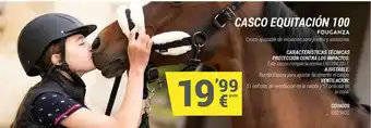 Decathlon Casco Equitación 100 Fouganza oferta