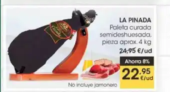 GiFi La Pinada Paleta Curada Semideshuesada Pieza Aprox oferta