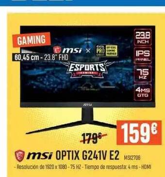 Beep Msi Optix G241v E2 oferta