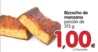 Alimerka Bizcocho de manzana porción de 315 g. oferta