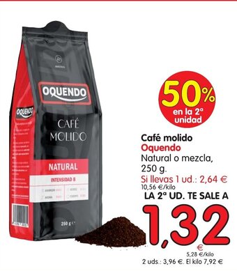 Alimerka Oquendo Café molido Natural o mezcla, 250 g. oferta