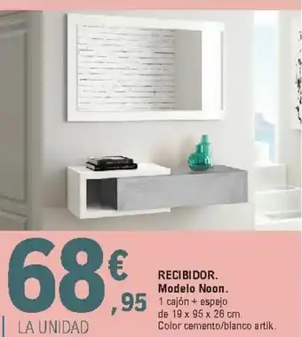 E.Leclerc Recibidor 19x95x28cm oferta
