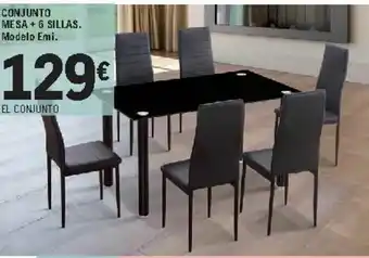 E.Leclerc Conjunto Mesa +Sillas oferta