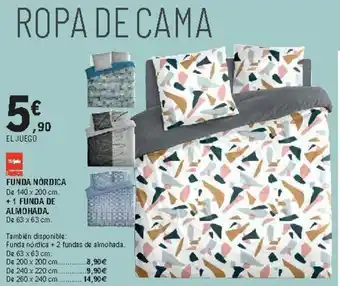 E.Leclerc Funda Nórdica 140x200cm oferta