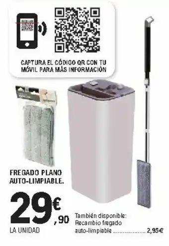 E.Leclerc Fregado Plano Auto Limpiable oferta