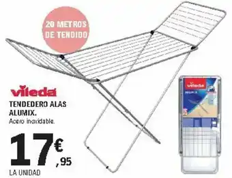 E.Leclerc Vileda Tendedero Alas Alumix oferta