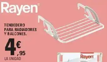 E.Leclerc Rayen Tendedero Para radiadores Y balcones oferta