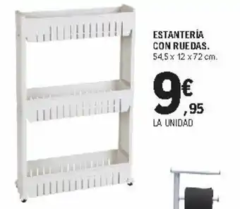 E.Leclerc Estantería Con Ruedas oferta