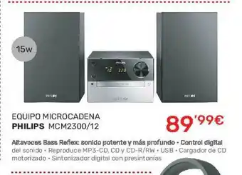 Cenor Philips Equipo Microcadena Mcm2300 12 oferta