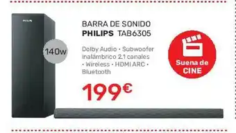 Cenor Barra De Sonido Philips Tab6305 oferta