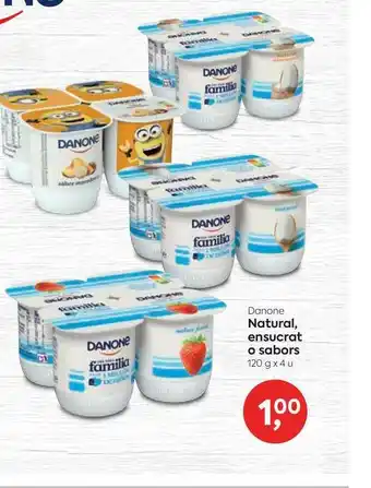 Suma Supermercados Danone Natural Ensucrat O Sabors 120g x 4u oferta