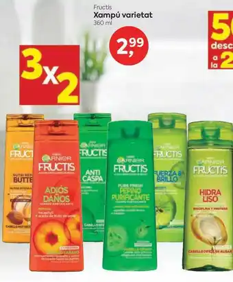 Fructis Xampú Varietat 360ml