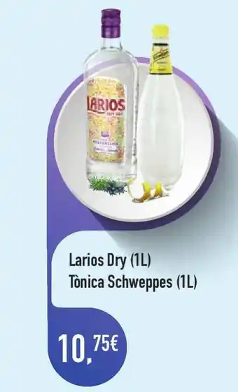 Suma Supermercados Laiors Dry Tònica Schweppes oferta