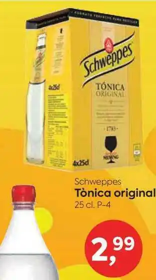 Suma Supermercados Schweppes Tònica Original 25cl oferta