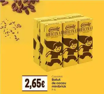 Suma Supermercados Cacaolat Batut De Cacau Minibrick oferta