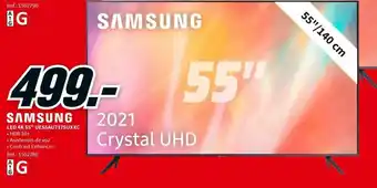 MediaMarkt Sansung LED 4K 55" UE55AU7175UXXC oferta