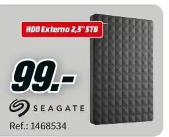MediaMarkt Seagate HDD Externo 2,5 5TB oferta