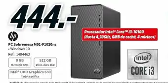 MediaMarkt HP Pc Sobremesa M01-F1020ns oferta