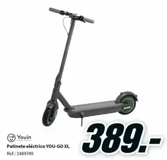 MediaMarkt Patinete eléctrico You-Go XL oferta