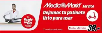 MediaMarkt dejamos tu patinete listo para usar oferta