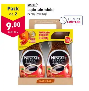 ALDI Nescafé Duplo café soluble 2 x 200g oferta