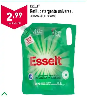ALDI Esselt Refill detergente universal oferta